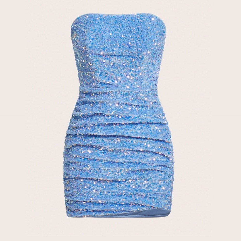 SHEIN sequin mini dress